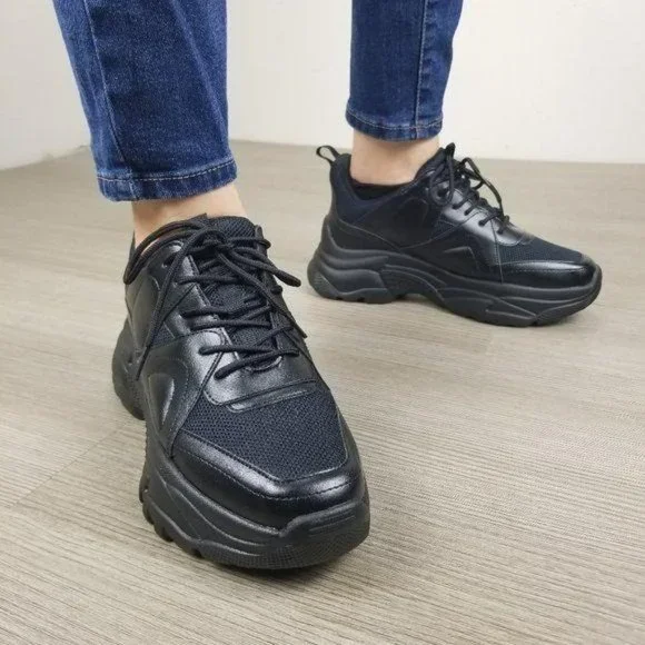 90's Style Grunge Chunky Dad Fashion Sneakers - Picture 3 of 10